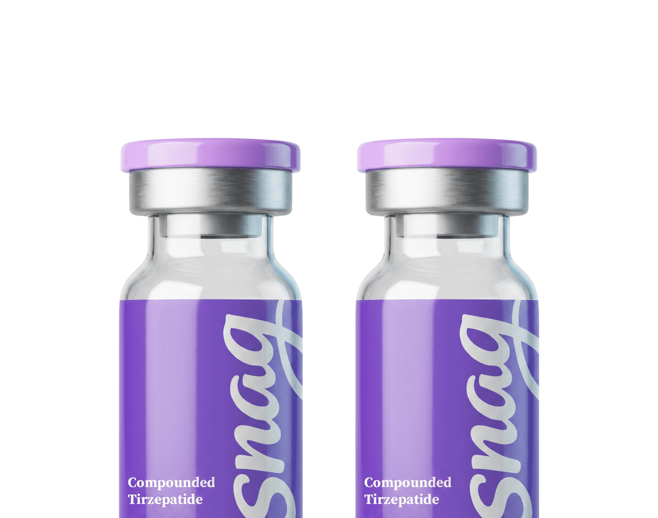 Tirzepatide injection vials